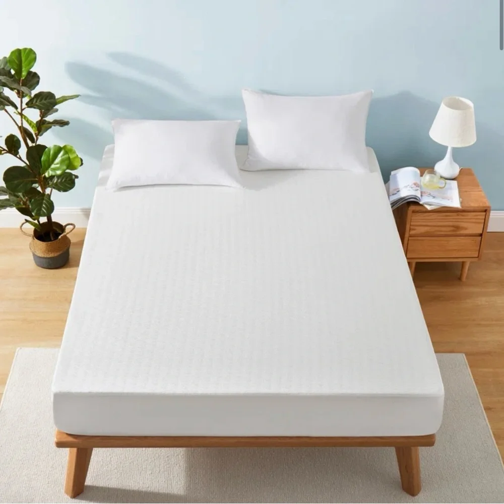 KING polyester cooling mattress pad